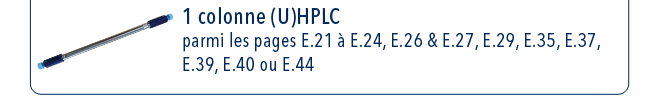 Colonnes (U)HPLC