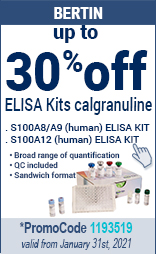 ELISA kits calgranuline 
Special Offer 30% discount

promoCode 1193519